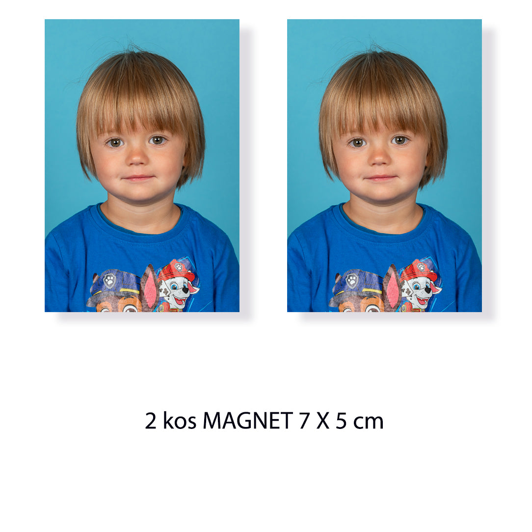 Dodatni magnet 7x5 cm 2 kos ( samo ob naročilu portretne mape )